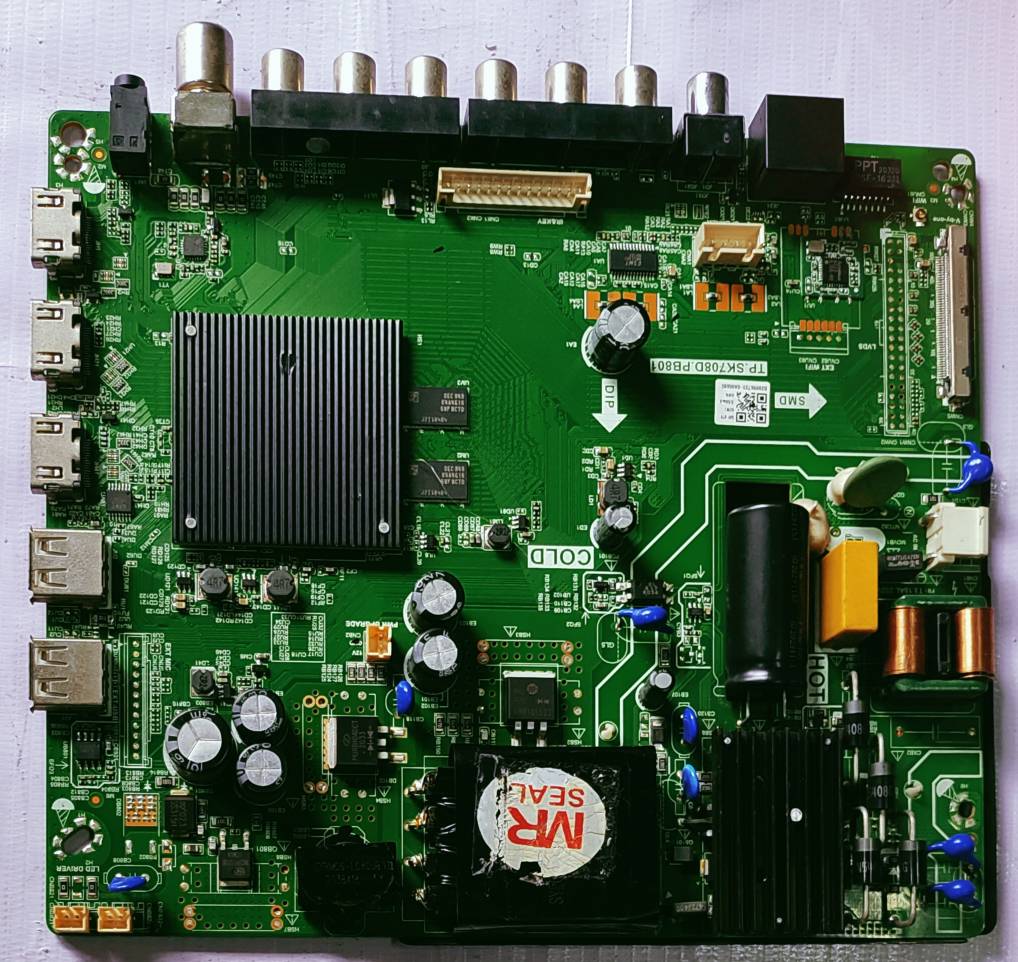 UNIVERSAL 4K TP.SK708D.PB801 Android Mother Board, Led Board, Main Board, #wb40 image 4