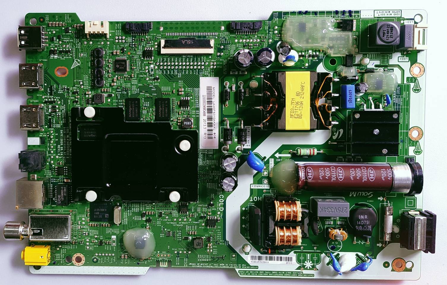 SAMSUNG UA43T5310AKXXL LED TV NEW FHD MOTHER BOARD image 6