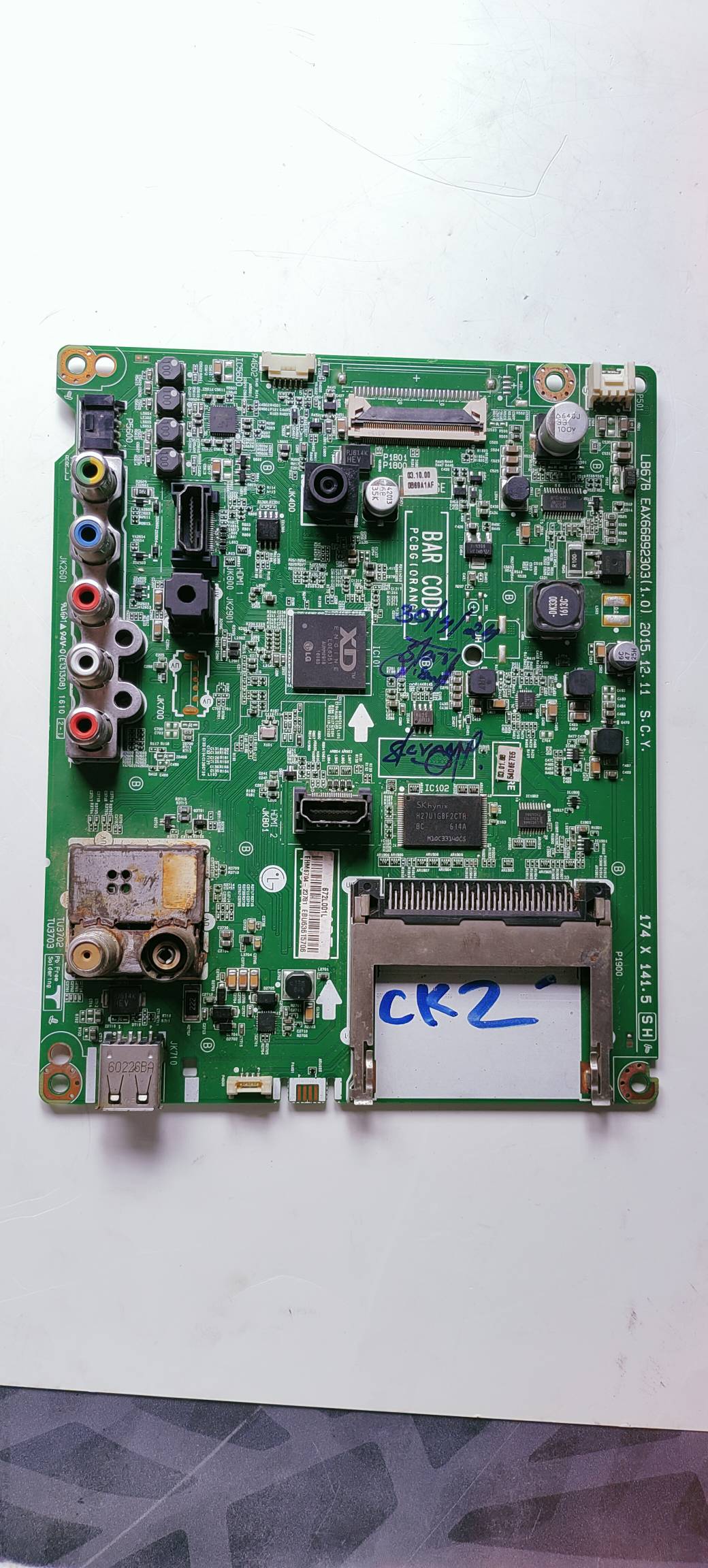 LG 43LH510V LED Full HD TV Motherboard, Main Board, Main PCB image 4