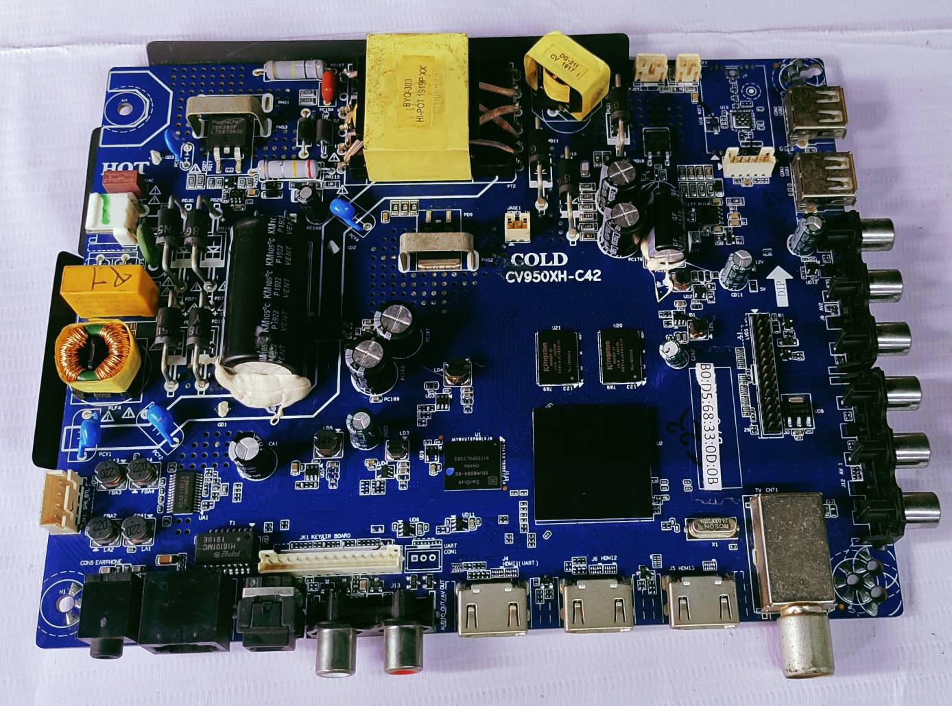 CV950XH-C42 LED SMART TV MOTHER BOARD #wb36 image 3