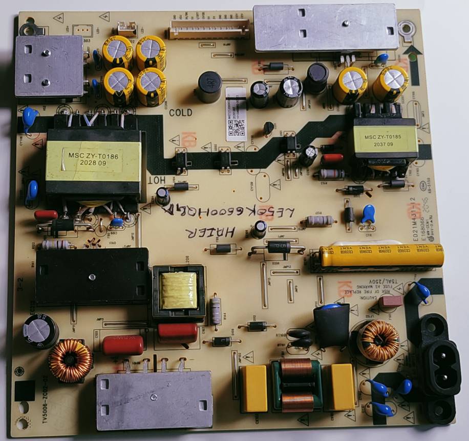 Haier Android LED TV LE50K6600HQGA Power Supply Board image 3
