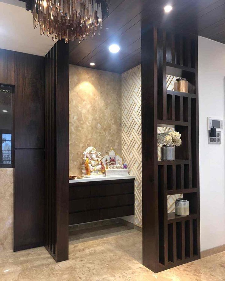 Contemporary Pooja Room Chennai image 2
