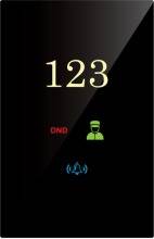 Touch Panel for Hotels | Hotel DND (Do Not Disturb) Touch Panel for Smart Room Solutions | Retrofit Hotel Room Automation Panel image 2