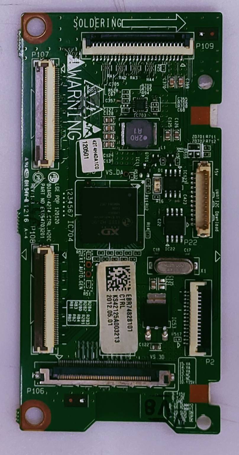 LG Plazma 42PA4520 Logic Barod Part No. EBR 74828101 Ctrl image 6