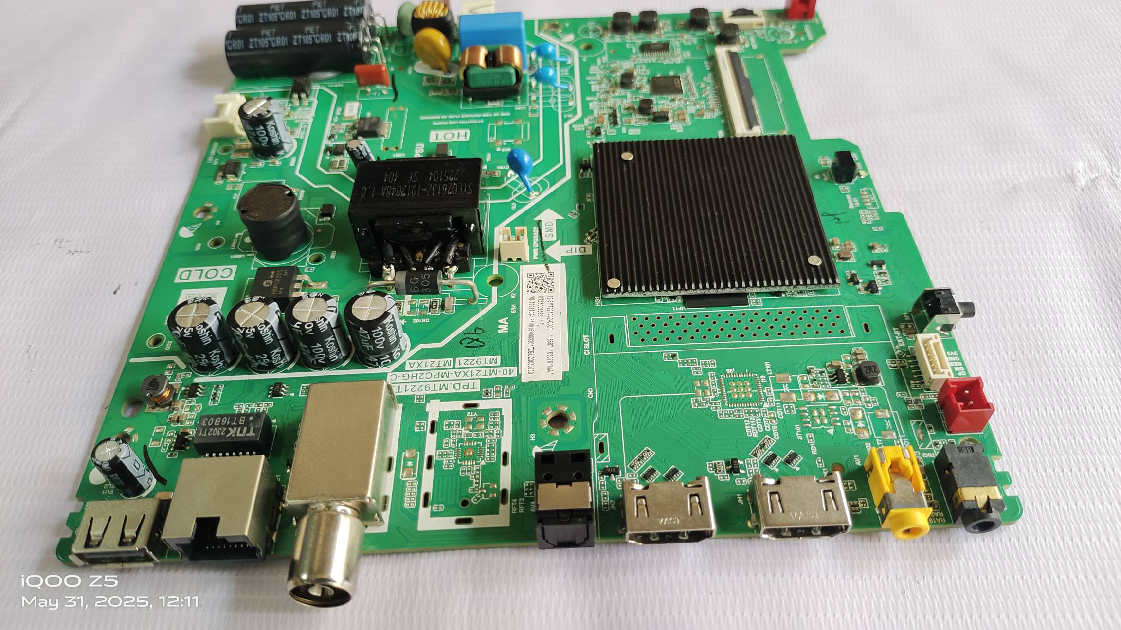 IFFLCON IFF32S53 , TCL 32S5400  Android Main Board, Android Mother Board, MAIN BOARD, MOTHER BOARD Combo Board  #WB06 image 10