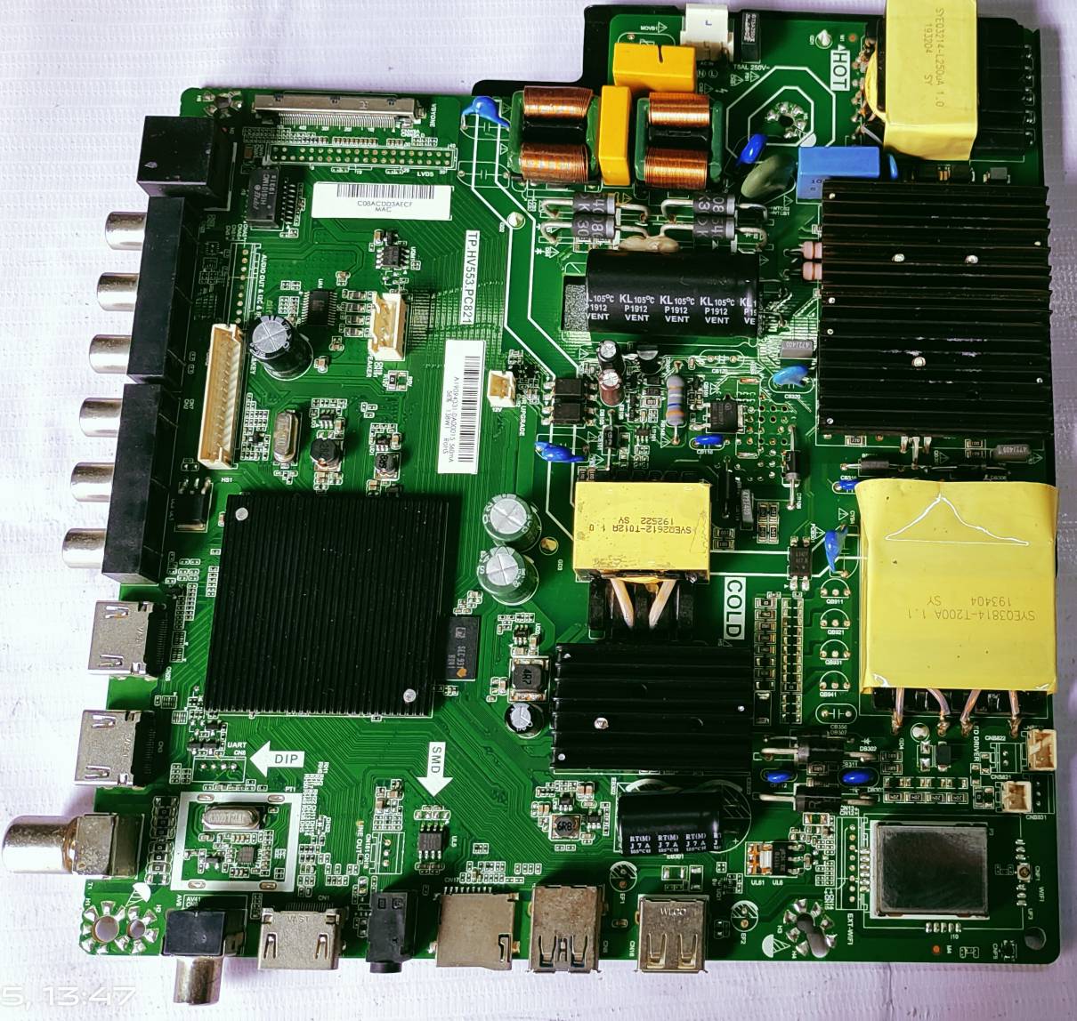 AGE 4K 55" Android Mother Board, Main Board, Led Board, #wb40 image 4