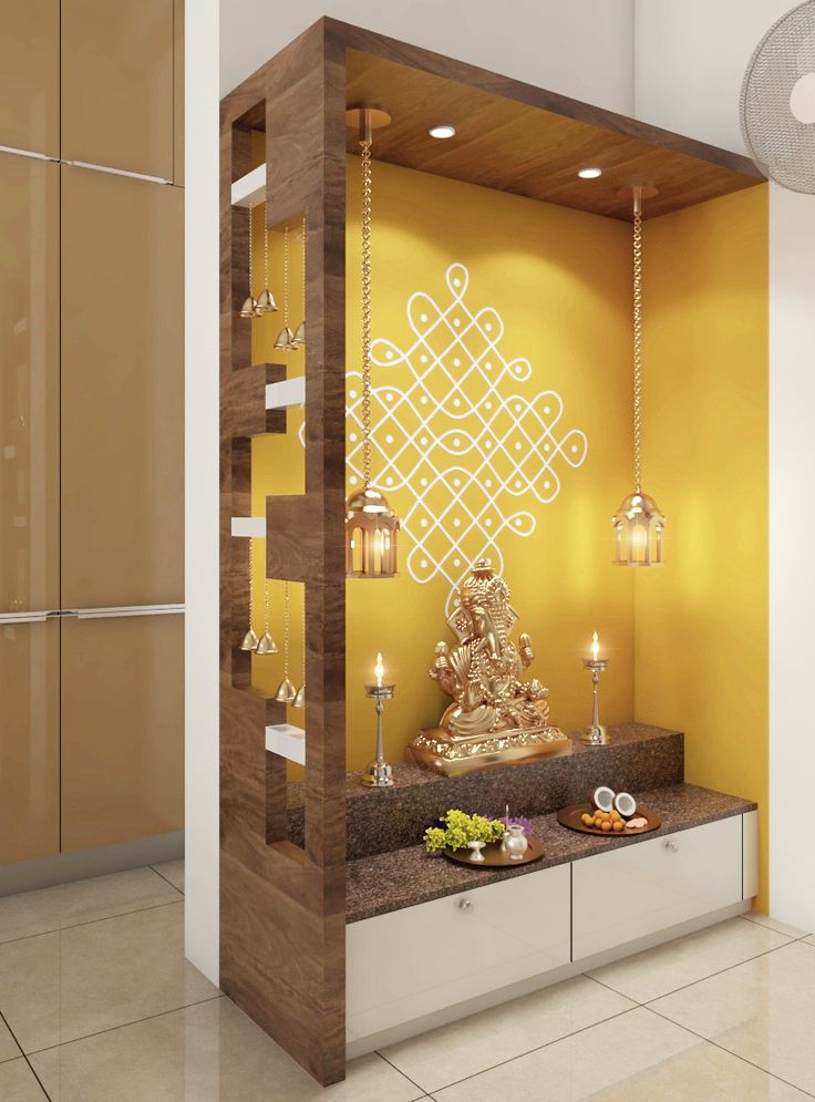 Space Saving Pooja Room Chennai image 3