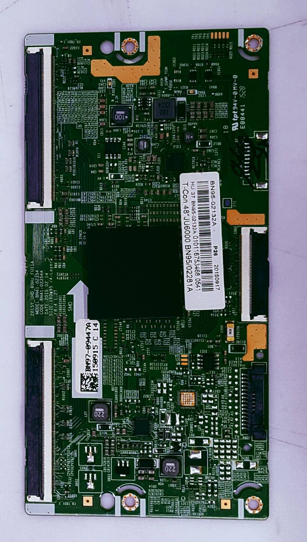 Samsung UA48JU600 T-con Barod Parts No.BN95-02132A image 3