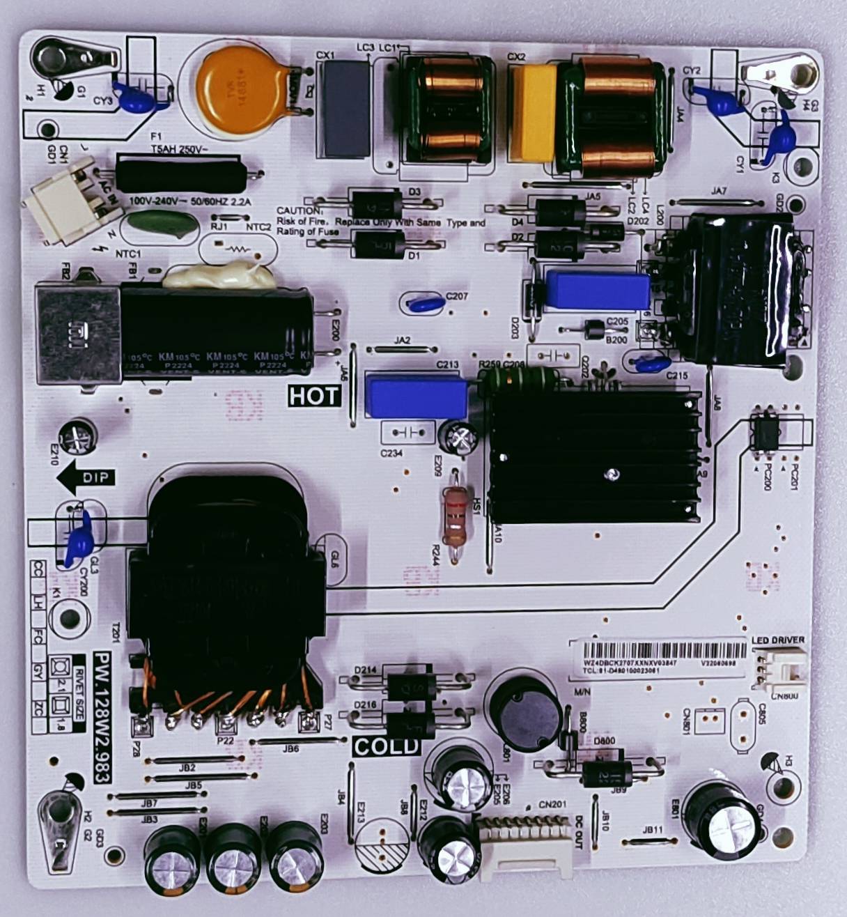 MI L43M6-ES 4K LED TV POWER NEW SUPPLY BOARD  image 3