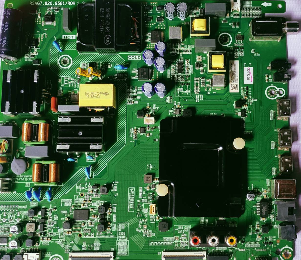 TOSHIBA 43U5050 Android Main Board, Mother Board, Combo Board #wb24 image 2