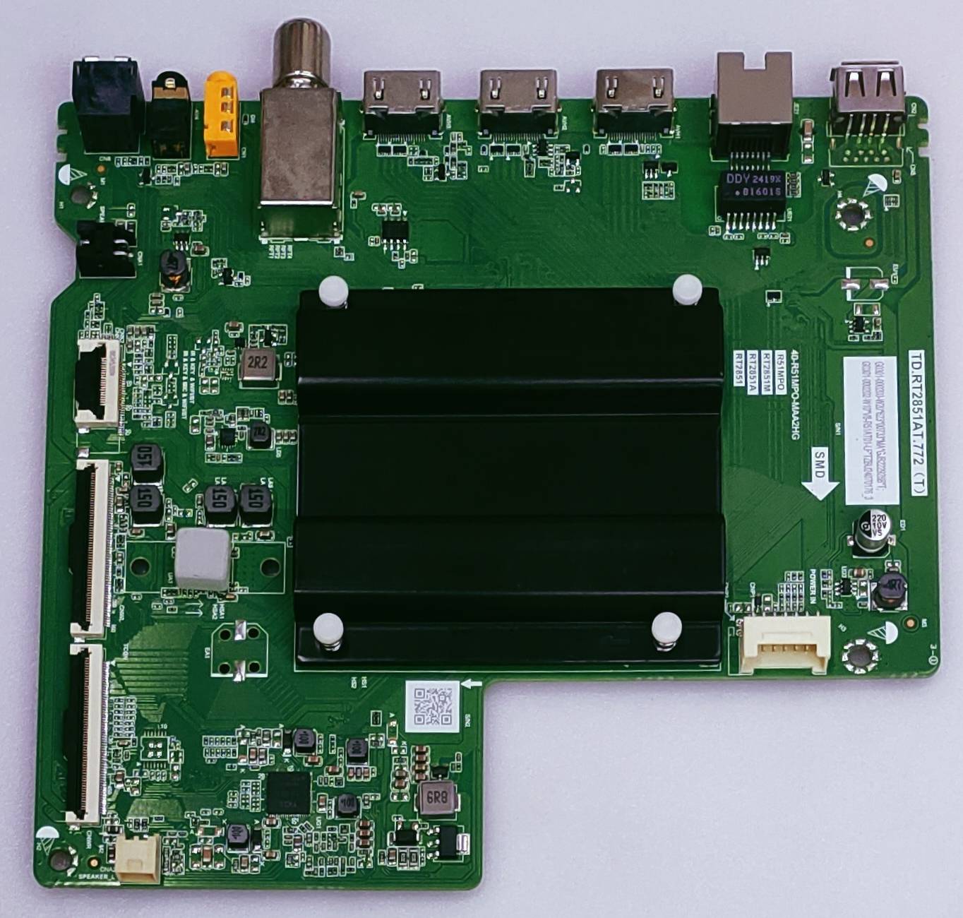 TCL / IFFLACON 4K 43V6B GOOGLE LED TV NEW MOTHER BOARD TD.RT2851AT.772 (T) image 2