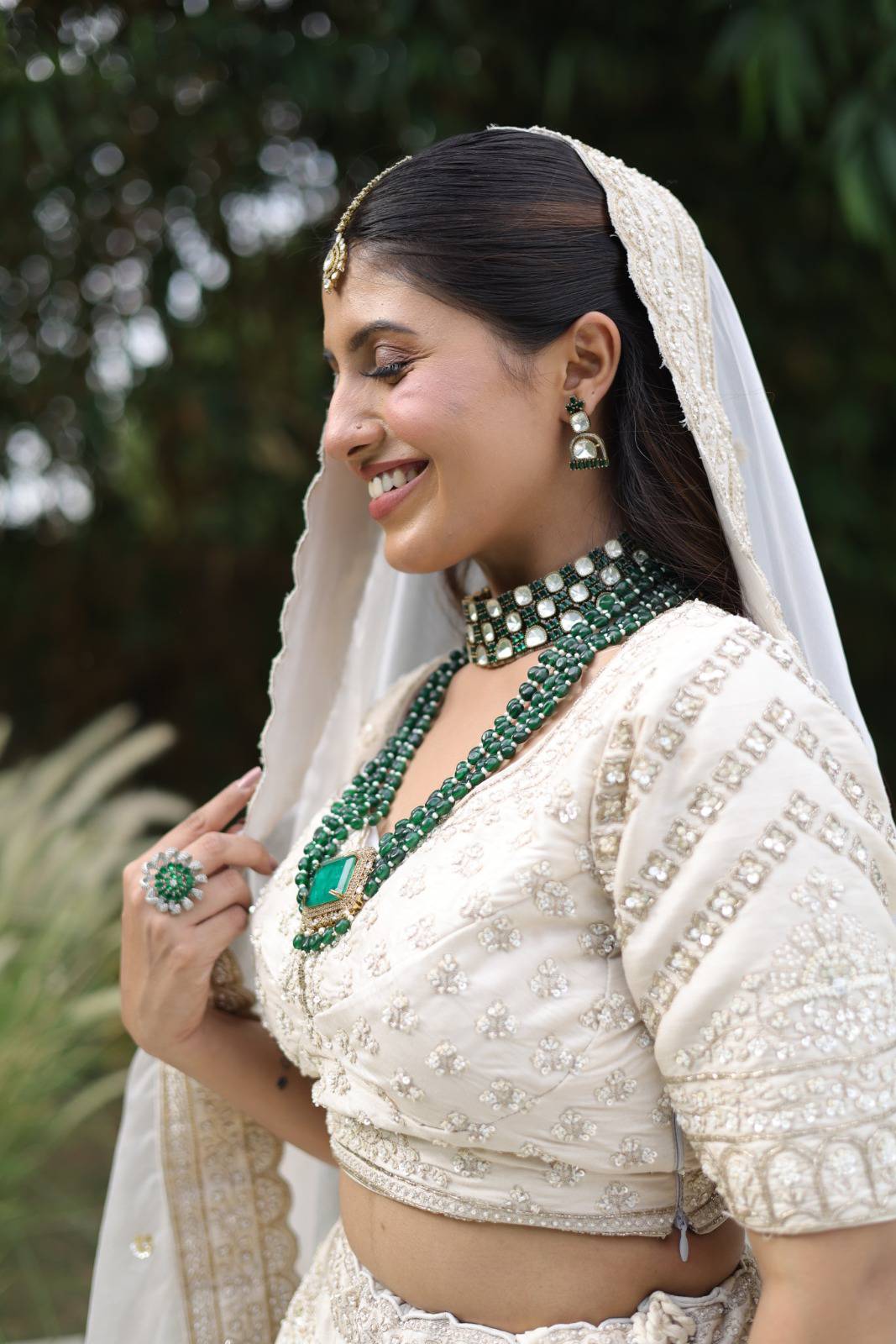 Ivory Bridal Lehenga image 5