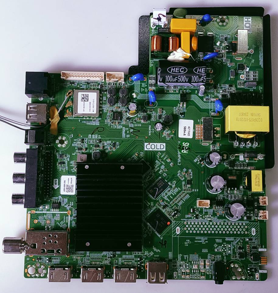 LLOYD 43FS551E FHD  LED TV Web OS New MOTHER BOARD  image 3