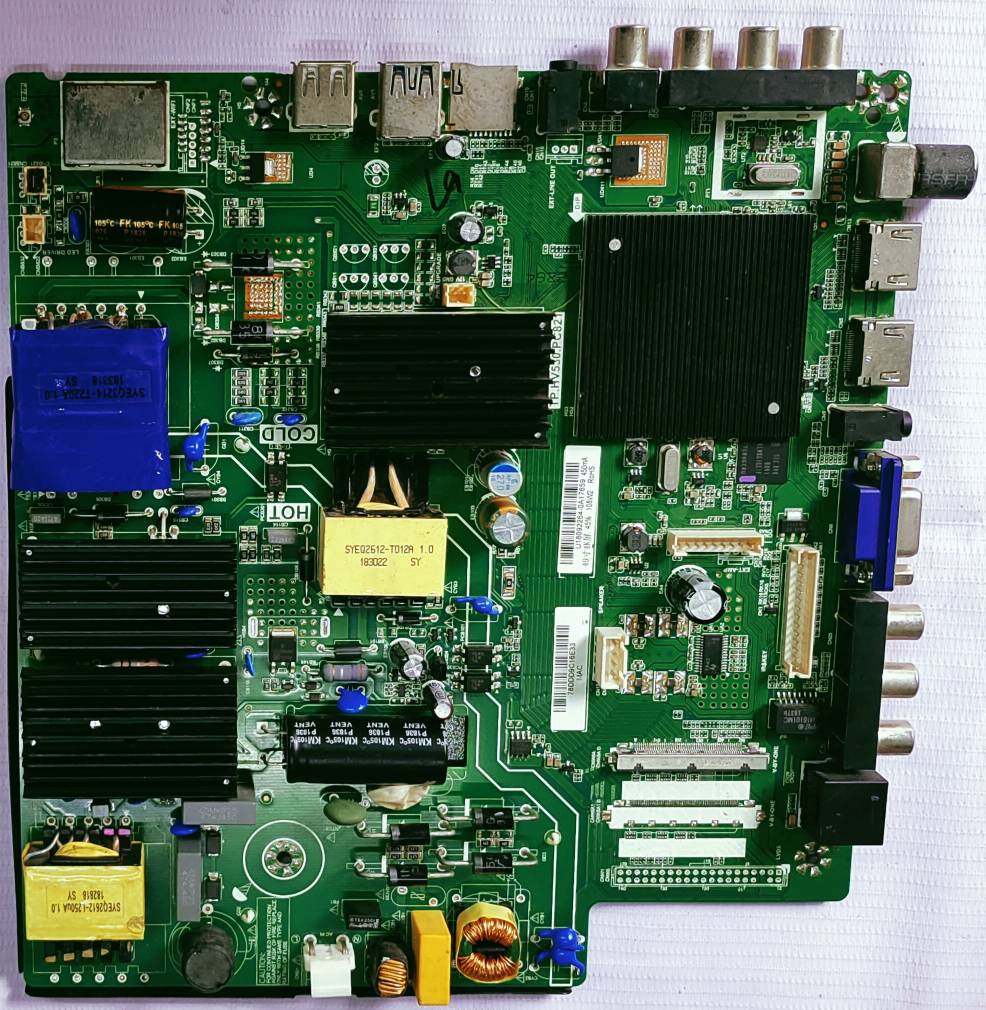 LOCAL 4K TP.HV530.PC821 ANDROID MAIN BOARD, MOTHER BOARD, #Wb28 image 2