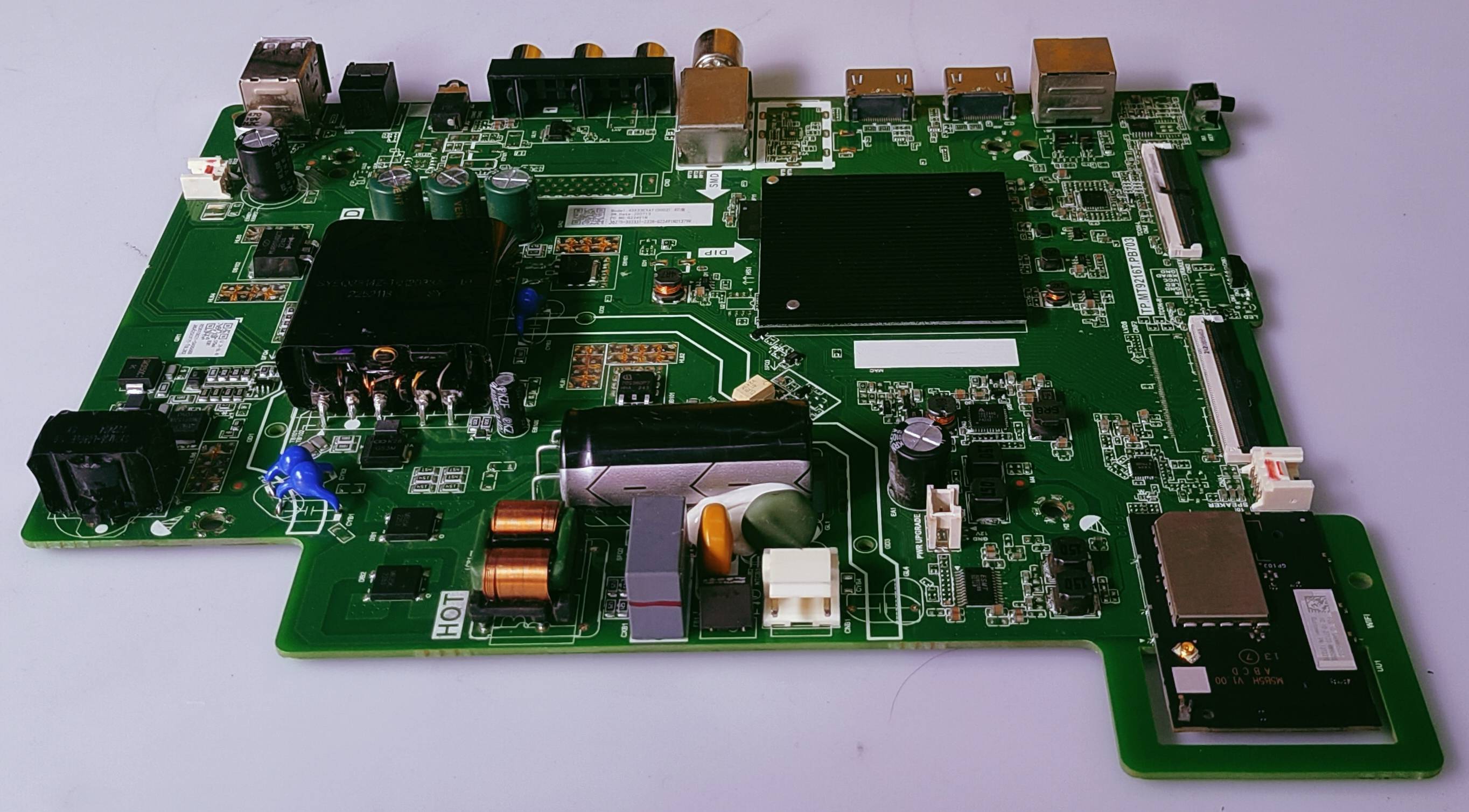 HISENSE 43A33EXAT LED TV ANDROID MOTHER BOARD PART NUMBER TP.MT9216T.PB703 image 6