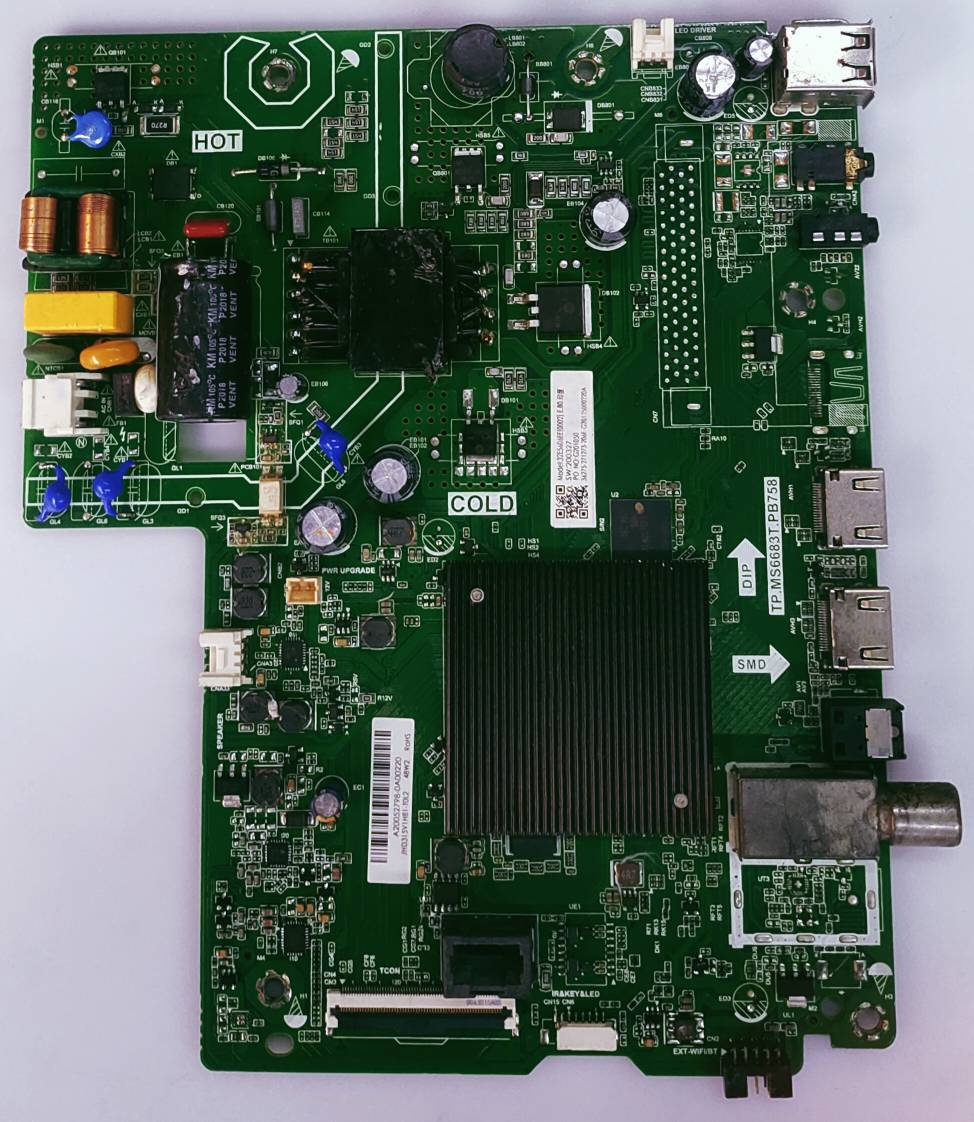HISENSE 32E5606EE LED TV MOTHER BOARD PART NUMBER TP.MS6683.PB758  image 7