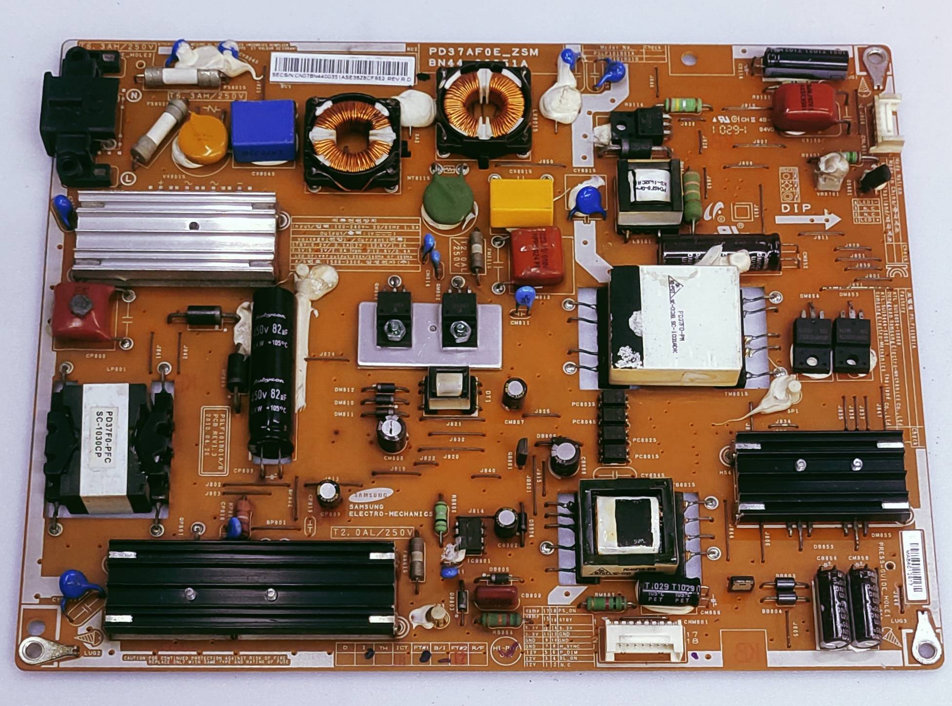 SAMSUNG LED TV UA32C5000QRXXT POWER SUPPLY BOARD  image 2