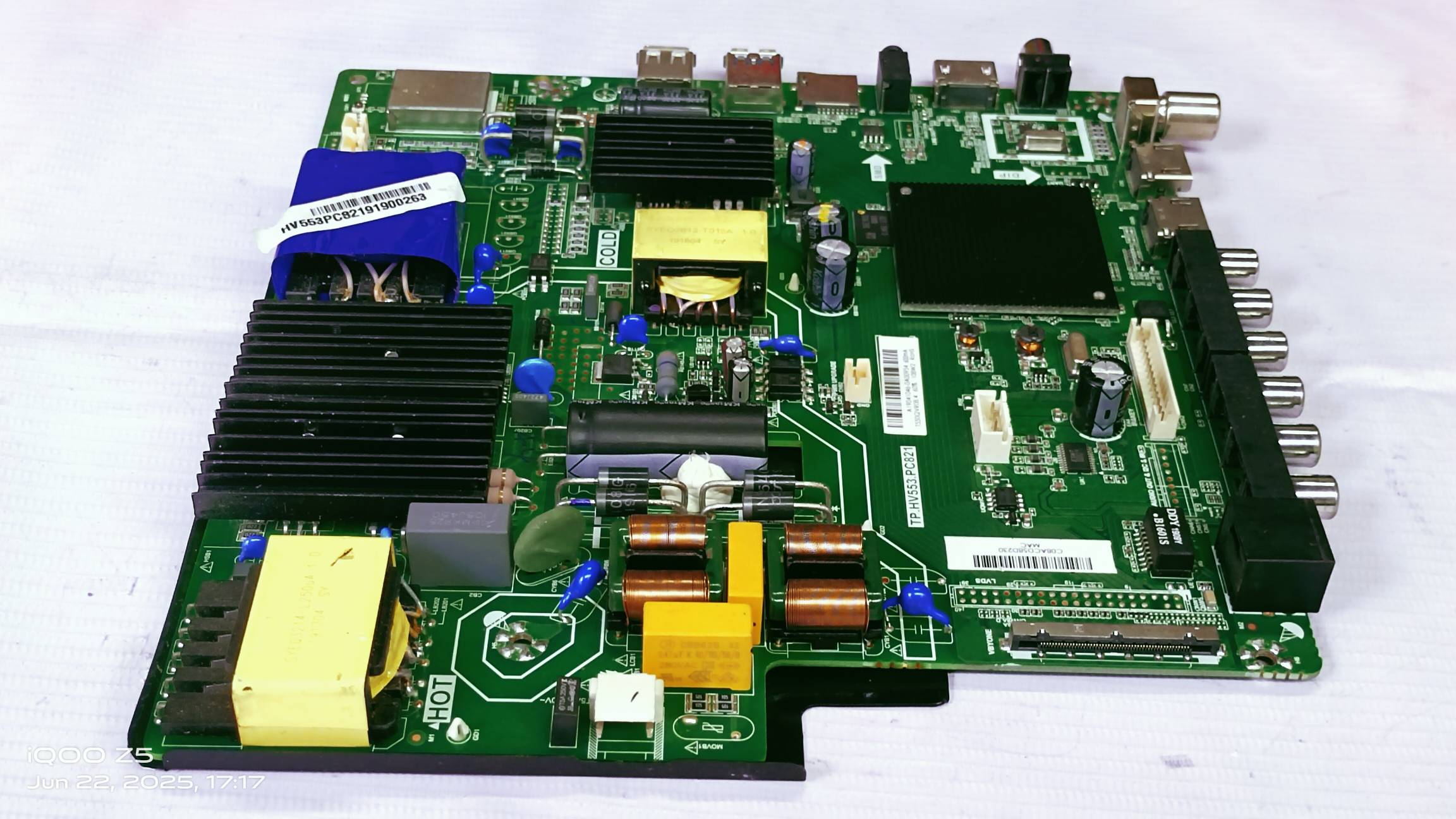 HYUNDAI HV553PC82191900263 ANDROID MAIN BOARD, MOTHER BOARD, image 3