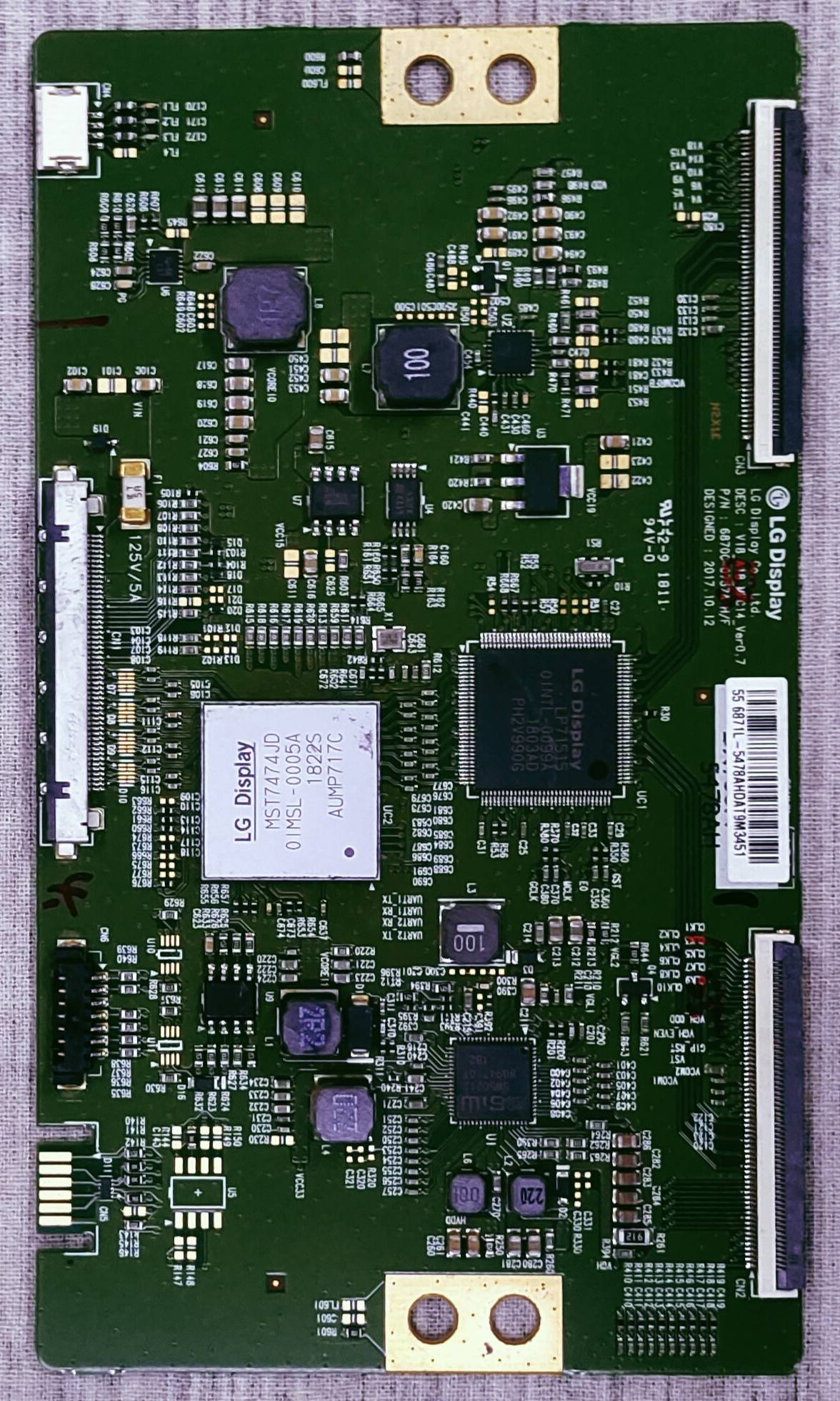 PANASONIC TH-55FX650D LED TV FHD TCON PART NO. 556871L-5478AHDAT9M3451 image 4