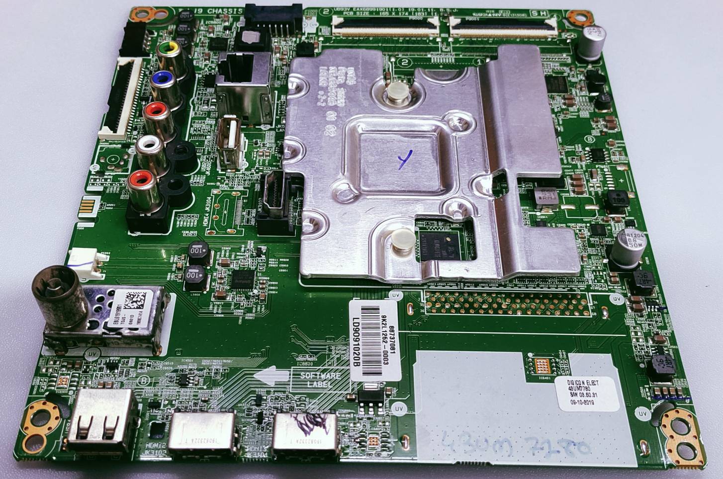 LG 43UM7780FTA 4K LED TV ANDROID MOTHER BOARD image 4