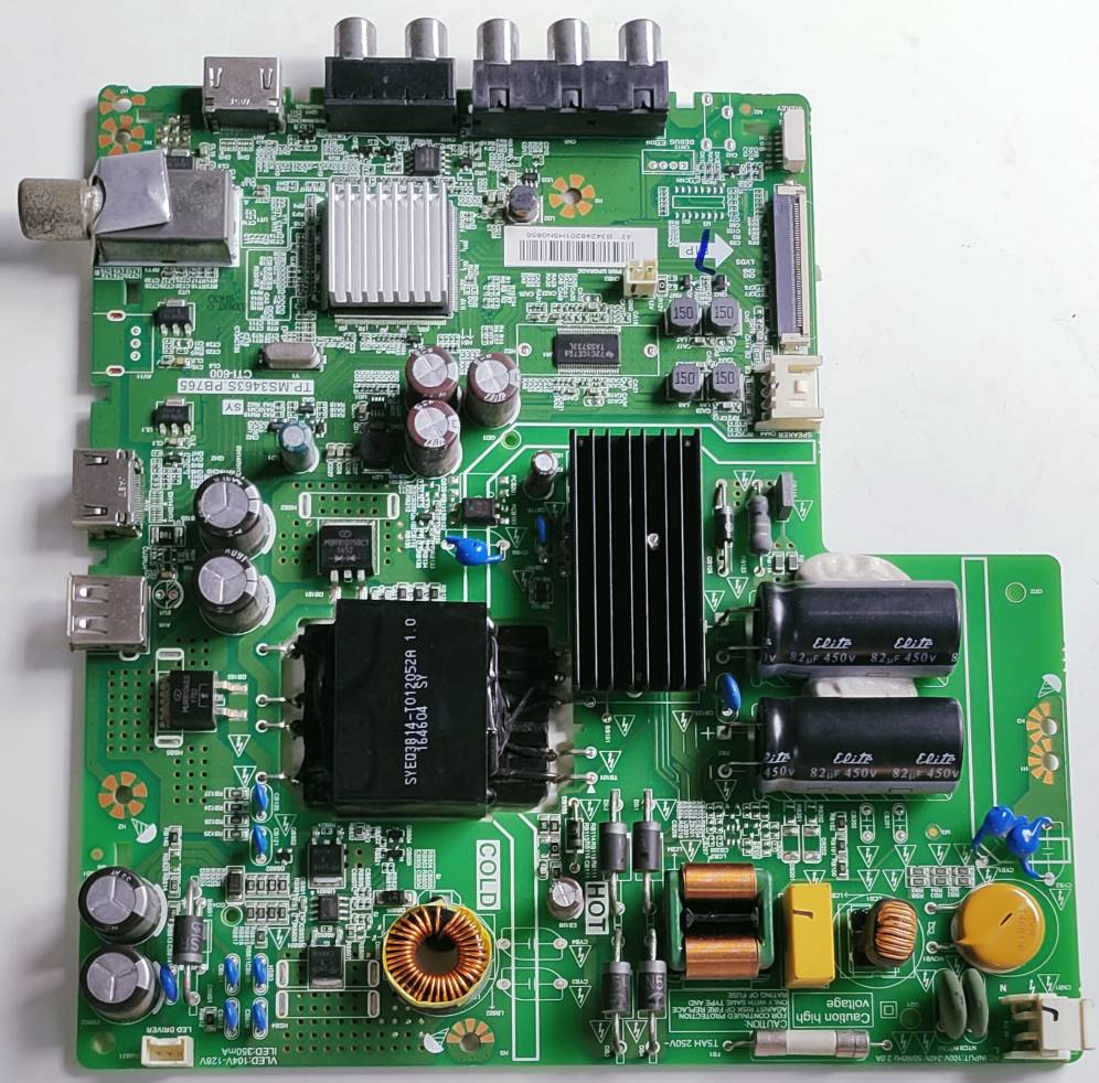 LG  43LJ500T LED Full HD TV New Motherboard, Main Board, Main PCB image 4