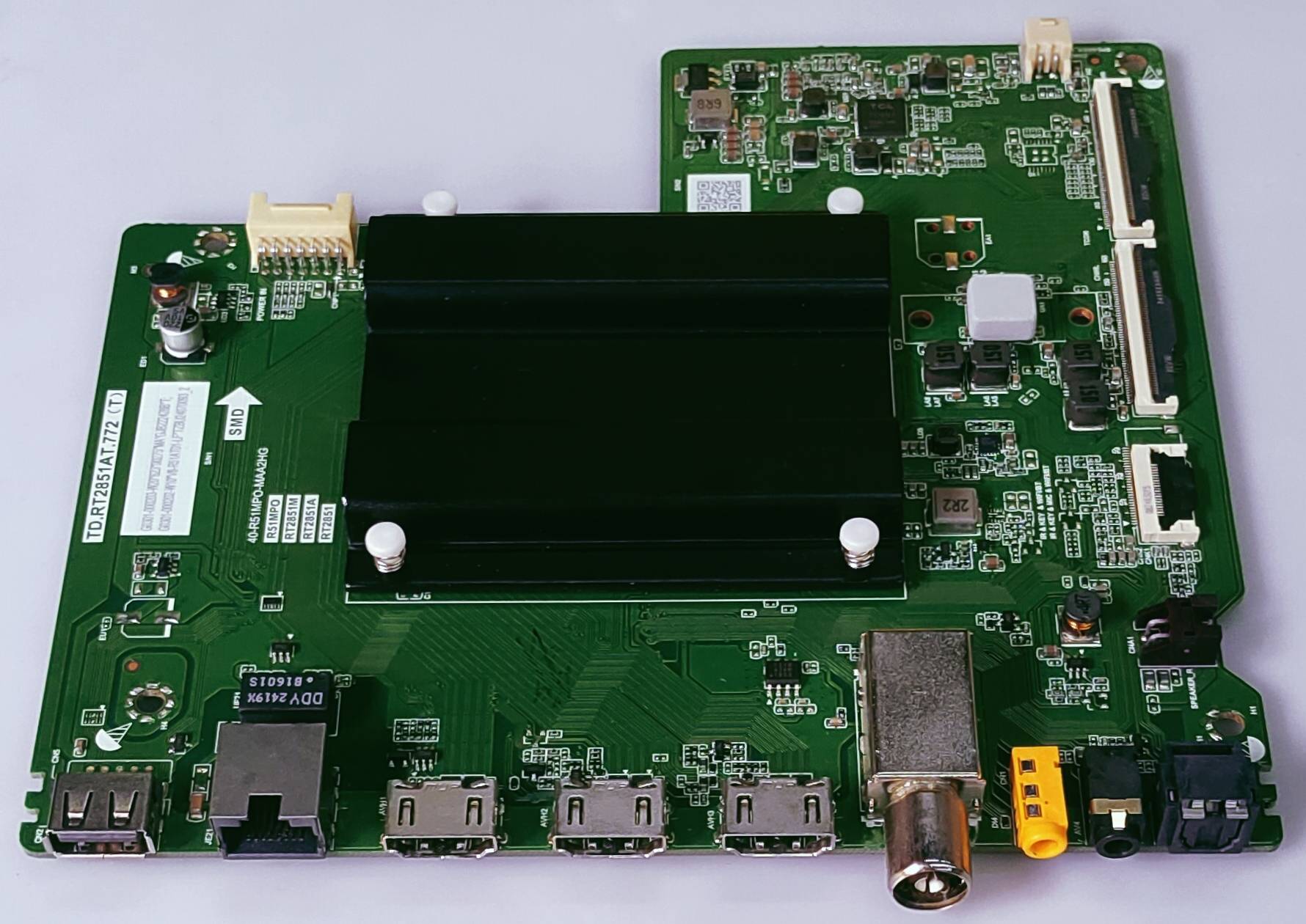 TCL/IFFLACON IFF43U64 4K GOOGLE LED TV NEW MOTHER BOARD TD.RT2851AT.772 (T) image 5