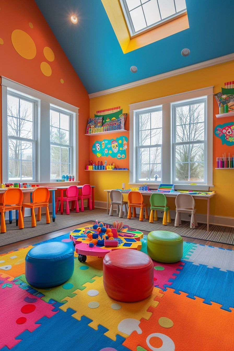 Playschool Interior Design That Encourages Creativity image 2