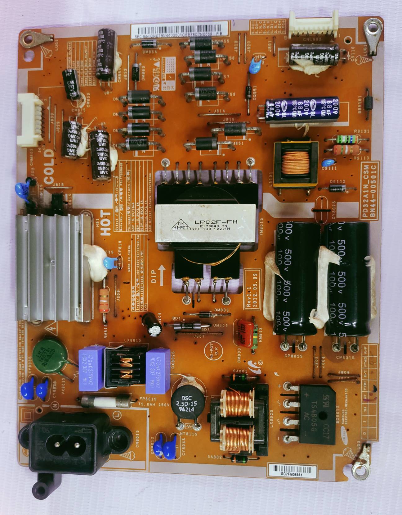 Samsung UA32F4100power Supply Board,Smps Board #Wb20 image 4