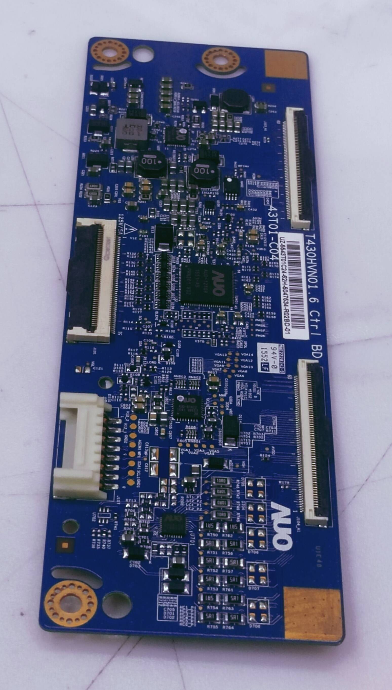 AUO TCON T430HVN01. 6 CTRL BD PART NO.UZ-5543T01C24(43T01-C04 image 2