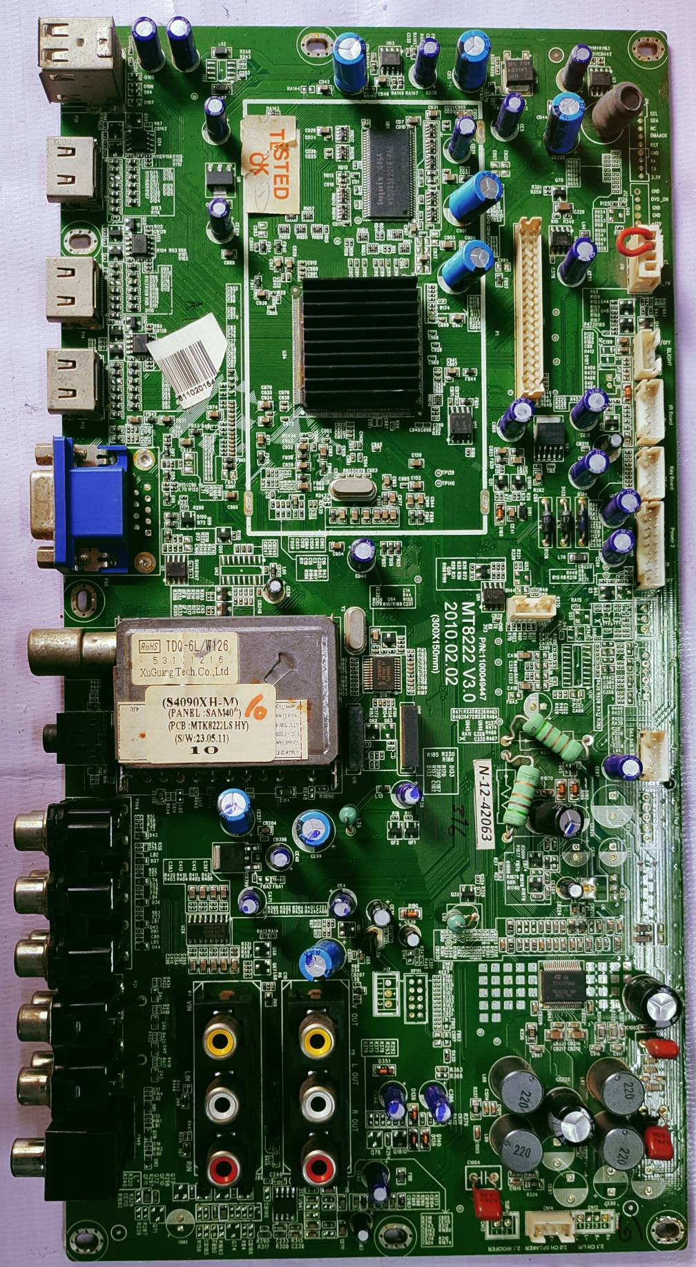 SANSUI 54090XH-M Mother Board, Led Mother Board ,Main Board#wb39 image 3