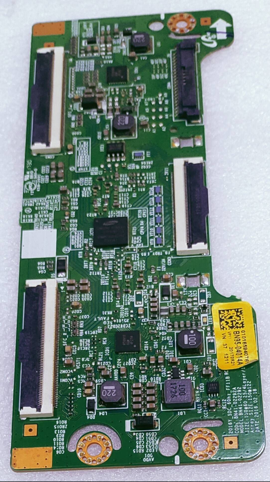 SAMSUNG  UA32K5300 LED TV FHD TCON PART NUMBER BN95_04014A image 3