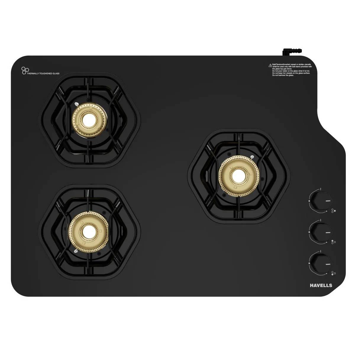 Hexa Cooktop 3 Burner Auto Ignition image 7