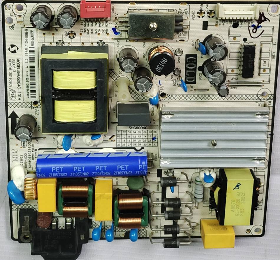 SANYO XT49581400FS POWER SUPPLY BOARD, SMPS BOARD #wb31  image 2
