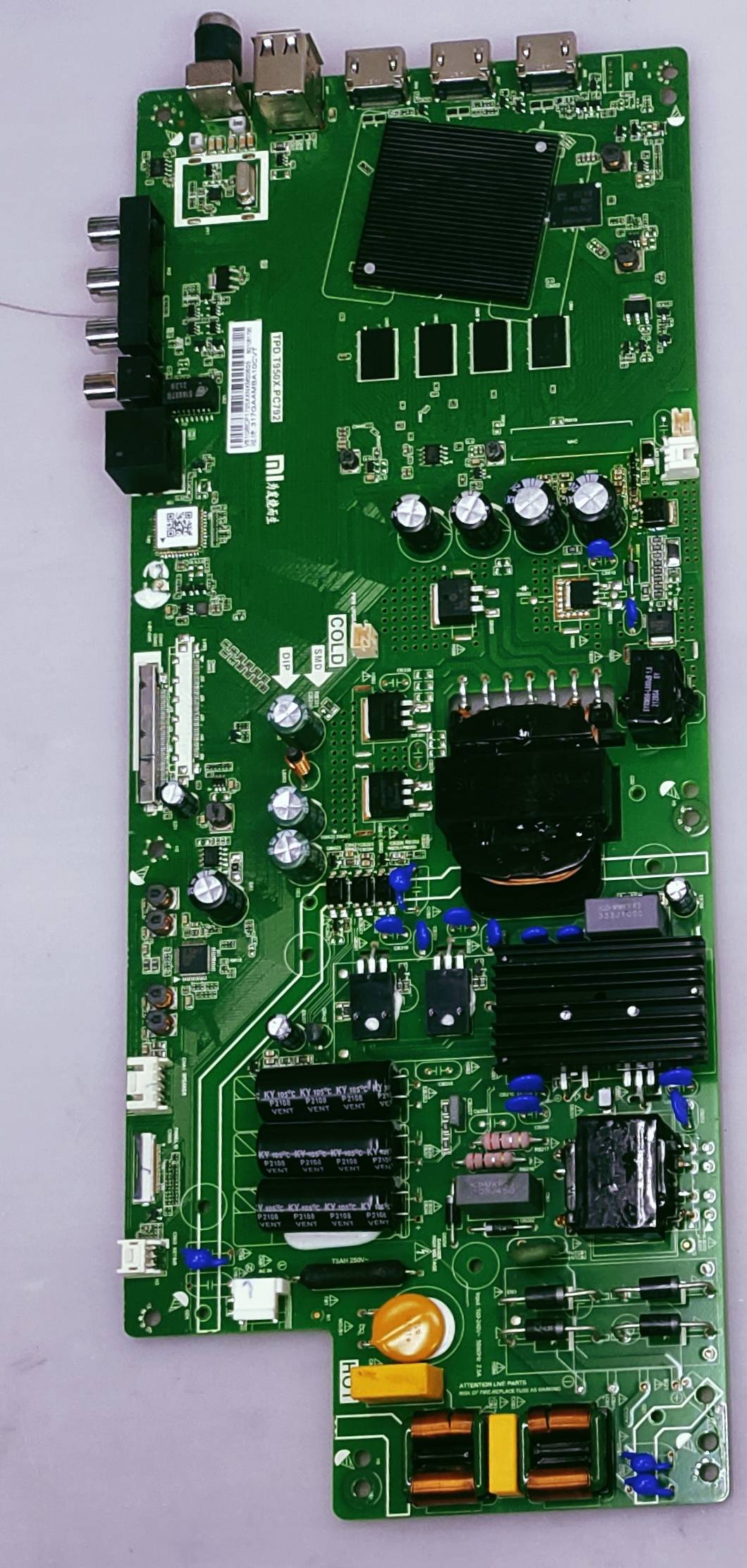 MI 4K LED TV Android Mother Board Model Number L50M5-5AIN Board Number TPD.T950X.PC972 image 2