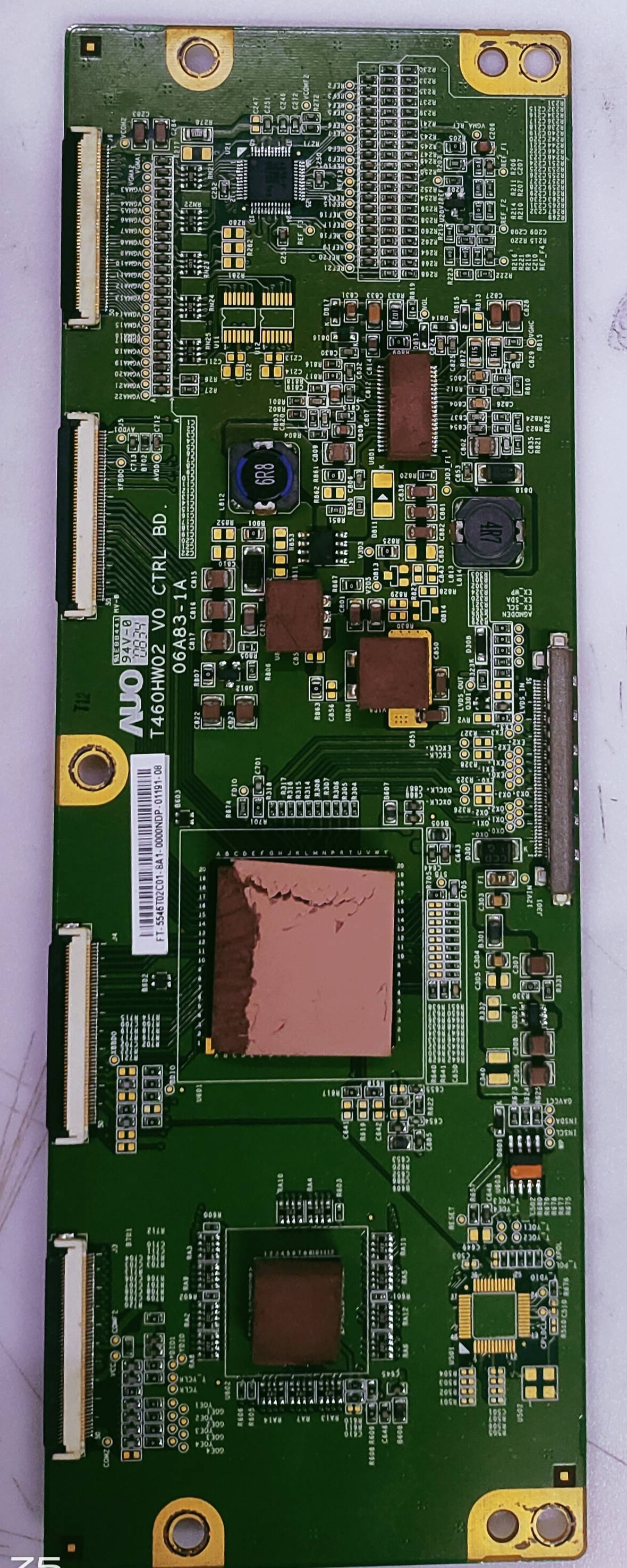 SAMSUNG LA46A610A3R LED TV TCON FHD PART NO.T460HW02 V0 CTRL BD 06A83-1A (FT-5546T02C01 image 2
