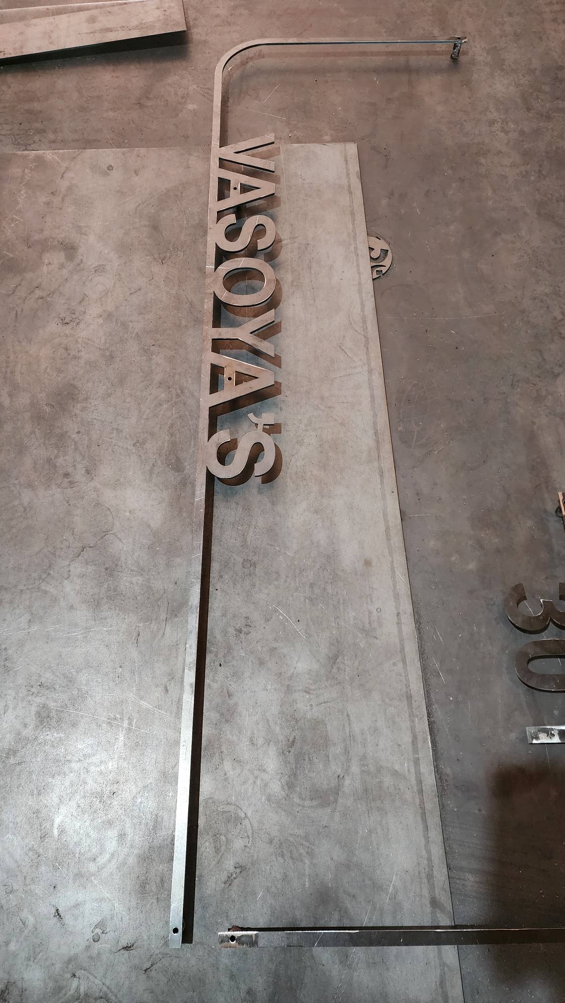 NAME PLATE IN MILD STEEL(Lokhand) image 2