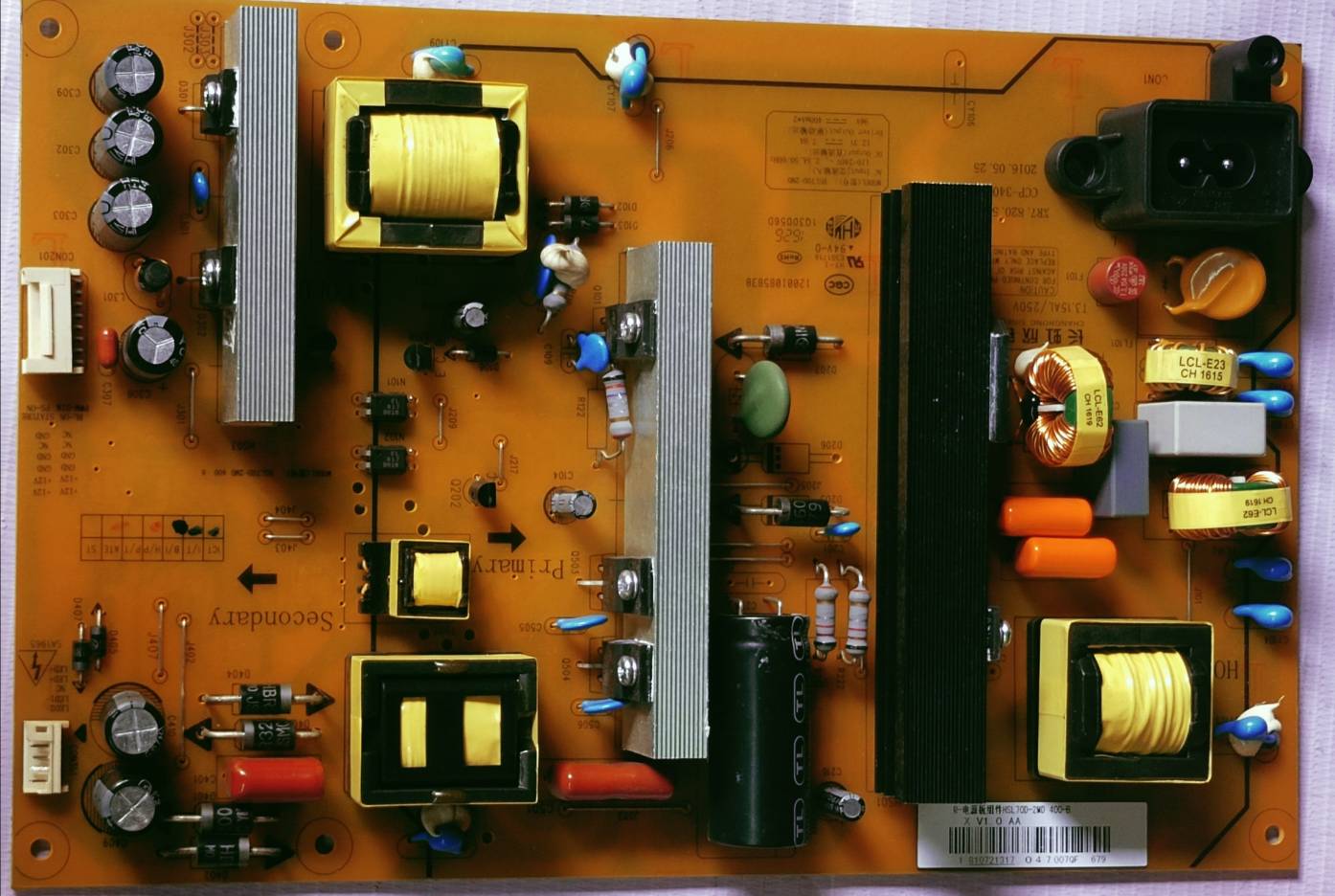 AKAI AKLT50-VD22CH POWER SUPPLY BOARD, SMPS BOARD #wb29 image 3