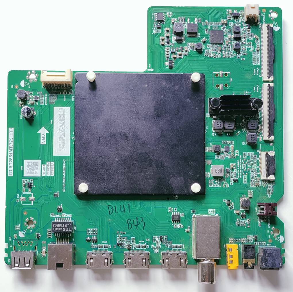 TCL/Iffalcon 65P635 Pro Google LED TV New Motherboard, Main Board, Main PCB(TD.RT2851MT.775 (T)) image 4