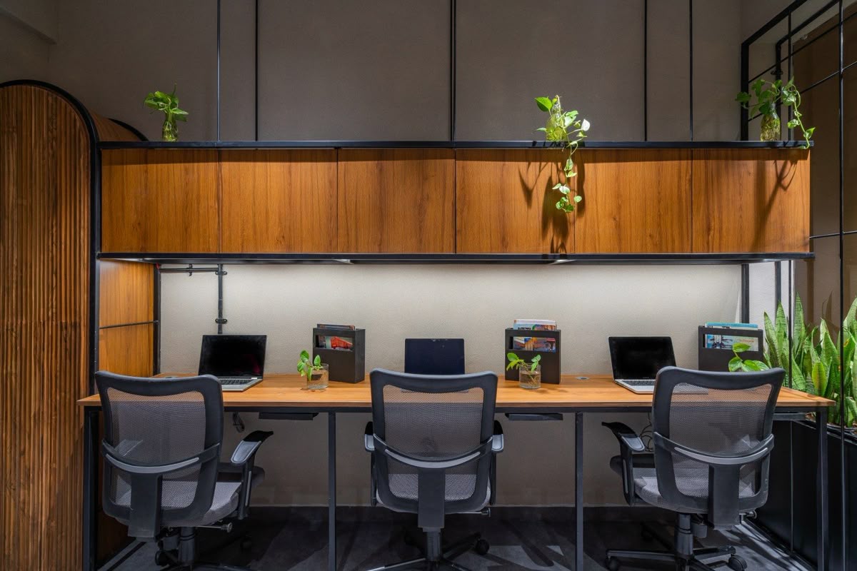 Smart Office Interiors with Space Optimization image 5