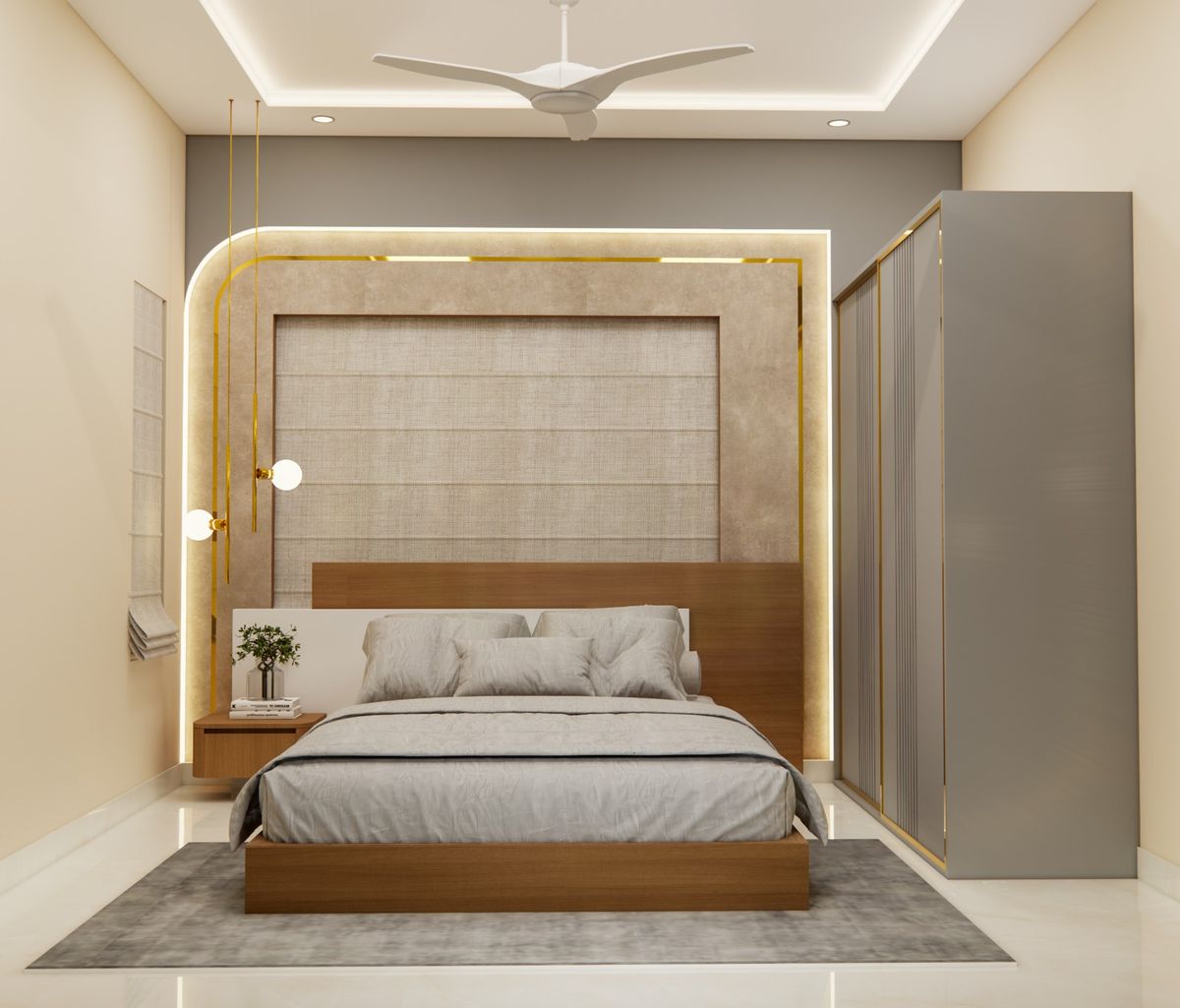 Trendy Wall Panel Interior Chennai Homes image 4