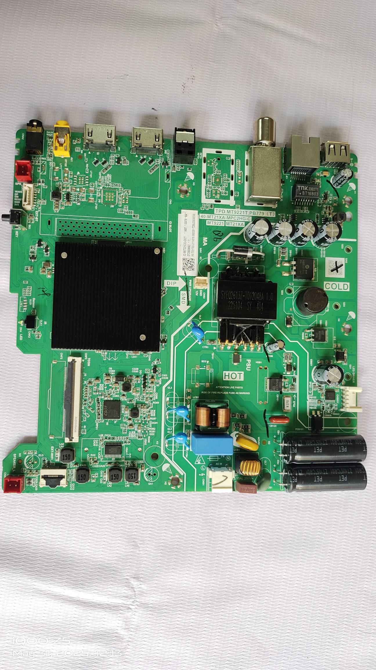 IFFLCON IFF32S53 , TCL 32S5400  Android Main Board, Android Mother Board, MAIN BOARD, MOTHER BOARD Combo Board  #WB06 image 11