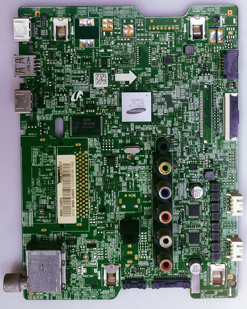 SAMSUNG UA49N5100ARXXL LED TV MOTHER BOARD image 5