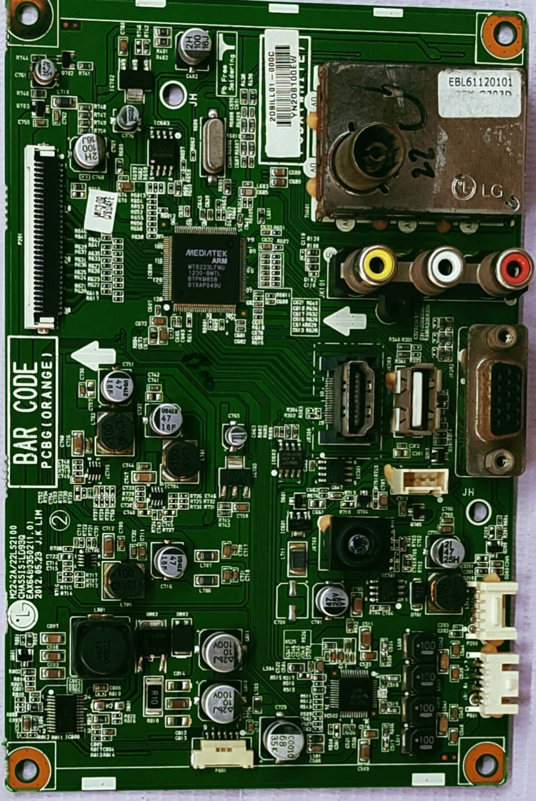 LG 22LS2100-TA Android Main Board, Mother Board, Combo Board #wb22 image 3