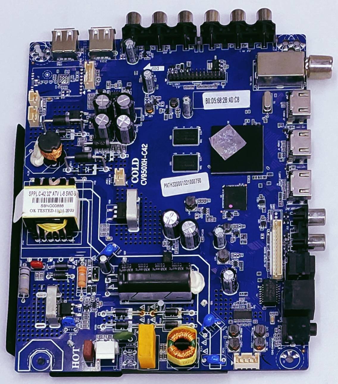 KODAK LED TV MOTHER BOARD MODEL NUMBER 32HDX7XPROBL image 4