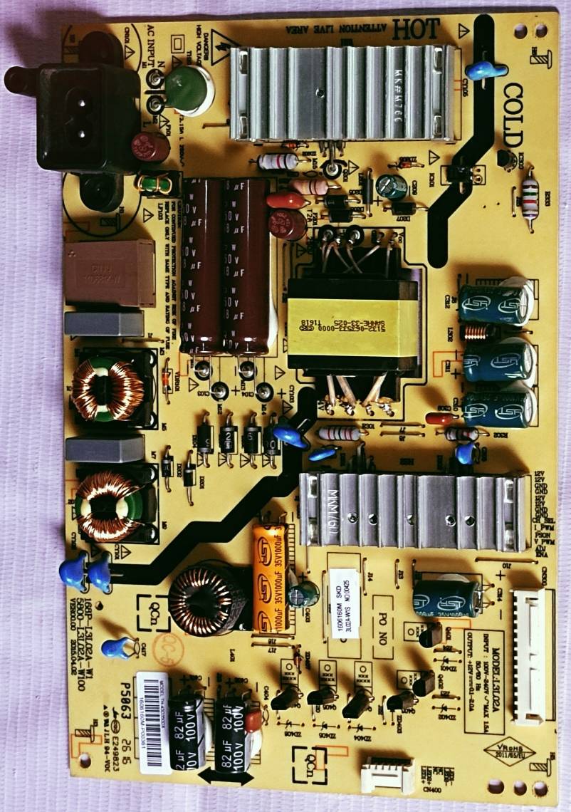 PANASONIC TH-43D350DX POWER SUPPLY BOARD, SMPS BOARD, #wb29 image 2