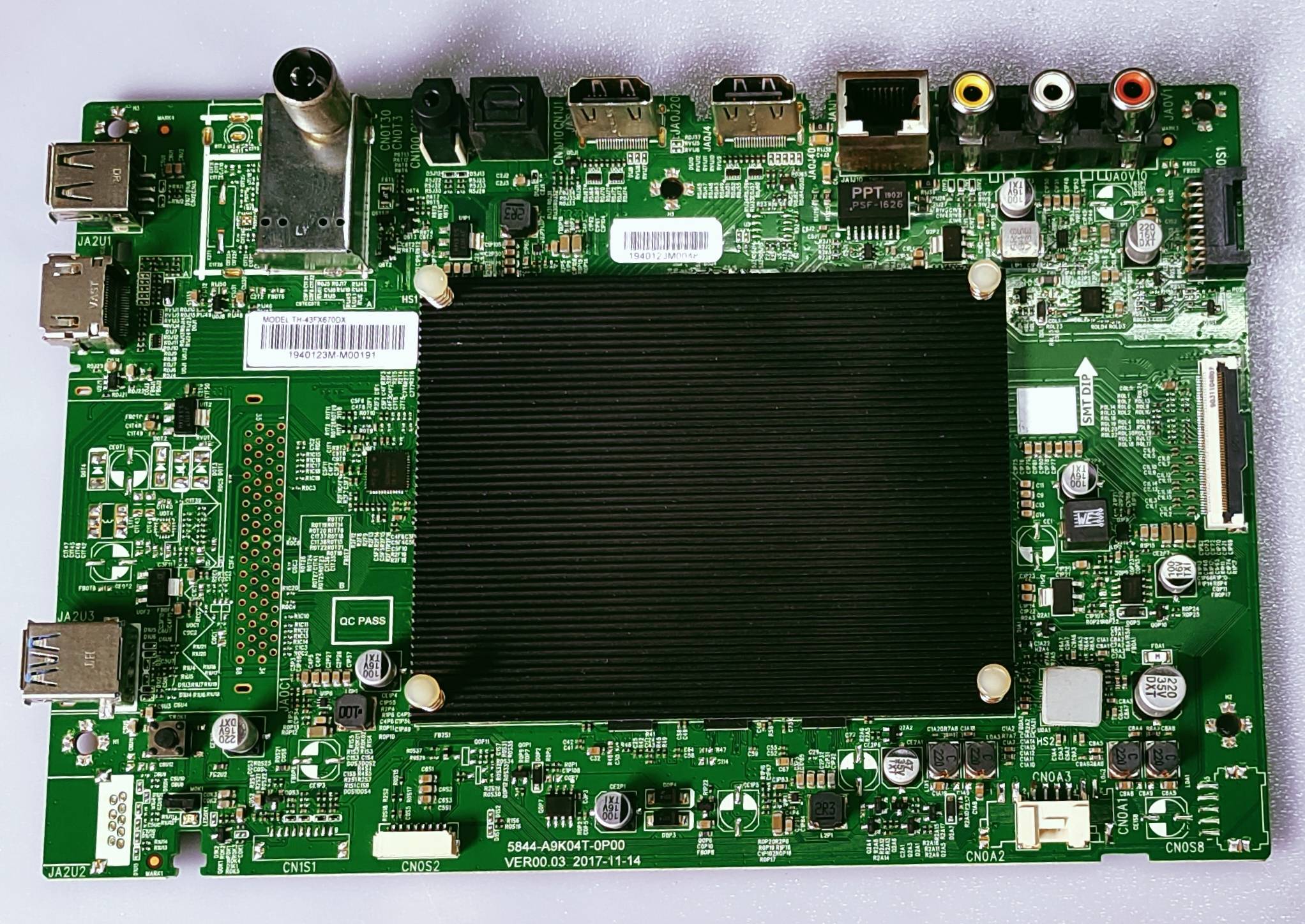 PANASONIC 4K Android Led Tv TH-43FX670DX Mother Board, PANASONIC 4K Android Led Tv TH-43FX670DX Mother Board, PANASONIC 4K Android Led Tv TH-43FX670DX Main PCB Board, image 2