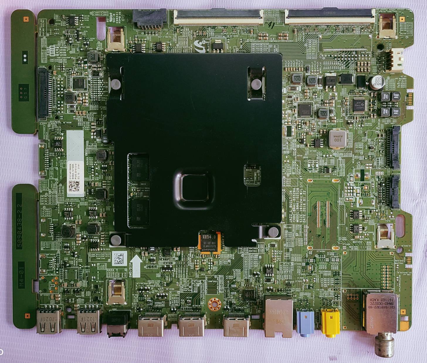Samsung 4k UA55KU7350 Android Main Board, Android Mother Board, #Wb18 image 5