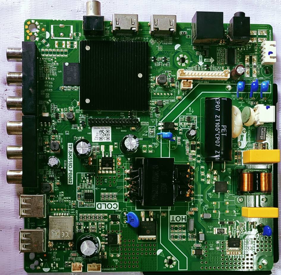 Universal TP.SK518D.PB802  Led Tv Mother Board # Wb39  image 4