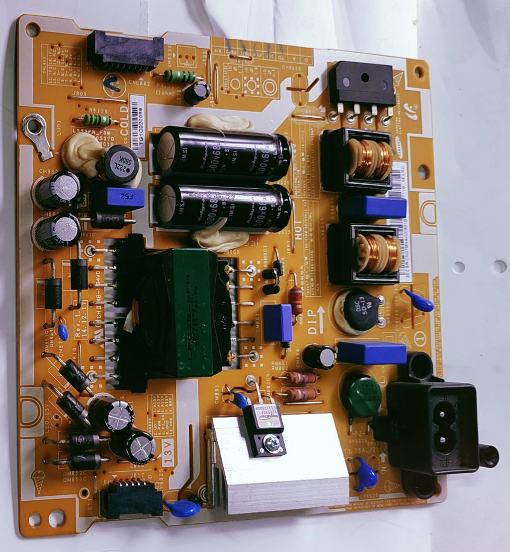 SAMSUNG LED TV UA32J4300AR Power Supply Board, SAMSUNG LED TV UA32J4300AR Smps Board, SAMSUNG LED TV UA32J4300AR Power Supply PCB Board, #wb46 image 4