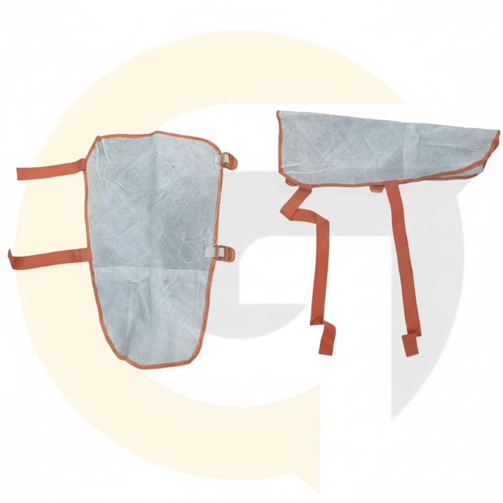 Leather Welding Leg Guards – Heat & Spark Resistant Protection image 3